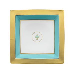 Ginori Contessa Indaco Large Squared Vide Poche - 9.5"